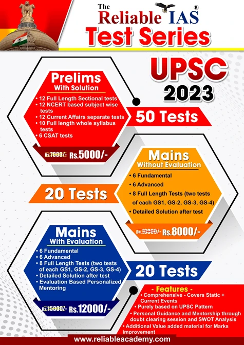 UPSC 2024 Test Series | Reliable IAS